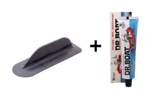Fin Stabilizator Przyklejany Do Pontonu + Klej DR.BOAT Fin Stabilizator Przyklejany Do Pontonu + Klej DR.BOAT