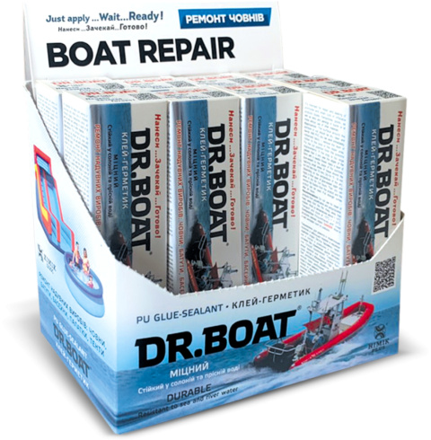 Fin Stabilizator Przyklejany Do Pontonu + Klej DR.BOAT Fin Stabilizator Przyklejany Do Pontonu + Klej DR.BOAT