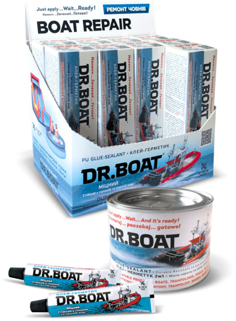Profesjonalny klej PVC 2w1 na ponton basen DR.BOAT Profesjonalny klej PVC 2w1 na ponton basen DR.BOAT