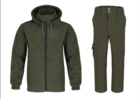 Spring and Autumn set BARS Softshell OLIVE ECO: jacket + pants, waterproof breathable , -1° C to 15° C Spring and Autumn set BARS Softshell OLIVE ECO: jacket + pants, waterproof breathable , -1° C to 15° C