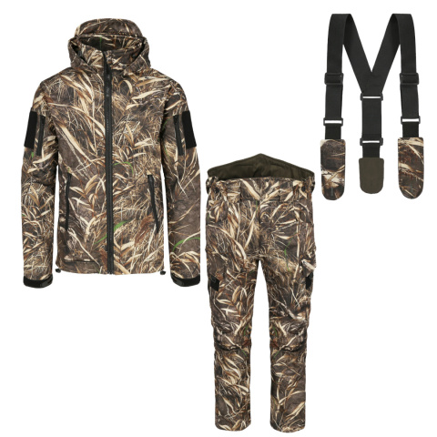 Spring and Autumn set BARS WOLF IN THE REED: jacket + pants, waterproof breathable , -1° C to 15° C