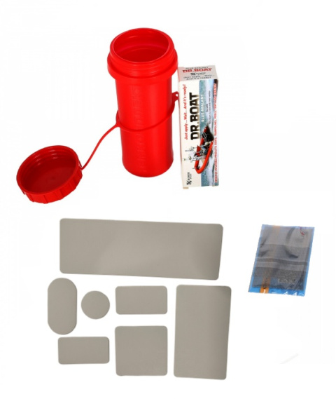 Zestaw Naprawczy Klej PU312 Professional + Łatki PVC + Siatka + Pudełko na klej CZARNY Do Pontonu do Deski SUP Zestaw Naprawczy Klej PU312 Professional + Łatki PVC + Siatka + Pudełko na klej CZARNY Do Pontonu do Deski SUP