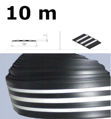 10m Black 60mm protection slat for inflatable boat 10m Black 60mm protection slat for inflatable boat