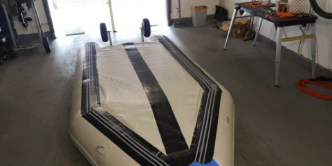 15m Black Protective Strip 60mm For Inflatable Boat + Professional Glue 600 G Can 15m Black Protective Strip 60mm For Inflatable Boat + Professional Glue 600 G Can