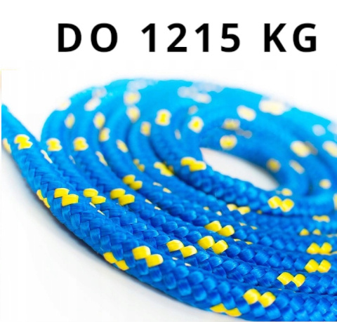 Lina Kotwiczna Cumownicza 10mm 15m Pontonu Łodzi Lina Kotwiczna Cumownicza 10mm 15m Pontonu Łodzi