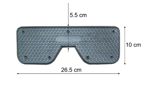 Pawęż plastikowy pod silnik do pontonu Pawęż plastikowy pod silnik do pontonu
