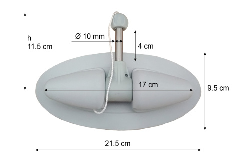 Paddle holder for inflatable boat Paddle holder for inflatable boat