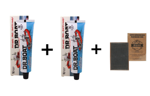 2 x Adhesive Dr. Boat + Strengthening mesh 2 x Adhesive Dr. Boat + Strengthening mesh