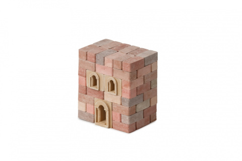 Zestaw Klocki z cegły mini brick Budynek Zestaw Klocki z cegły mini brick Budynek