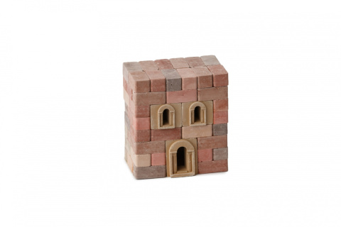Zestaw Klocki z cegły mini brick Budynek Zestaw Klocki z cegły mini brick Budynek