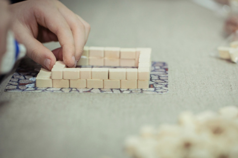 Zestaw Klocki z cegły mini brick Budynek Zestaw Klocki z cegły mini brick Budynek