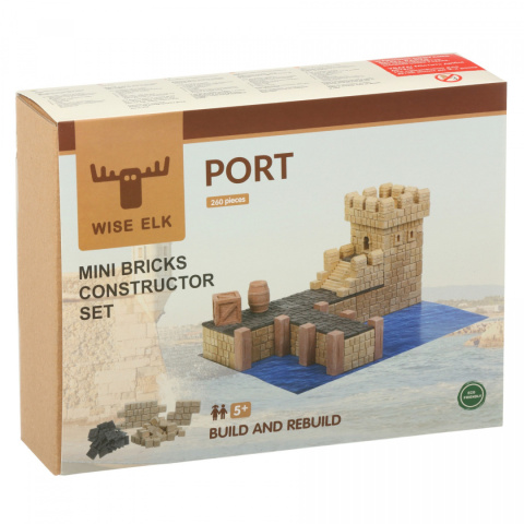 Zestaw Klocki z cegły mini brick Molo Zestaw Klocki z cegły mini brick Molo