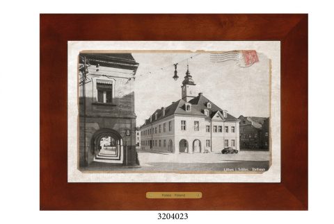 Obrazek Ceramiczny Lublin 38x28 cm w Drewnianej Ramce Obrazek Ceramiczny Lublin 38x28 cm w Drewnianej Ramce