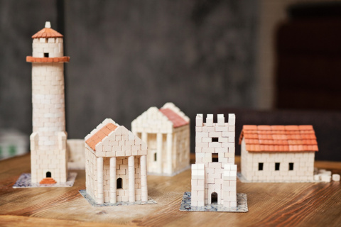 Zestaw Klocki z cegły mini brick Wielki Mur Chiński Zestaw Klocki z cegły mini brick Wielki Mur Chiński