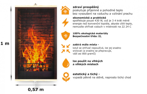 Grzejnik Naścienny TRIO KOMINEK na Podczerwień Panel Grzewczy Grzejnik Naścienny TRIO KOMINEK na Podczerwień Panel Grzewczy