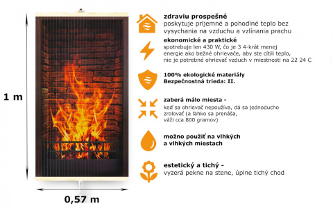 Grzejnik Naścienny TRIO KOMINEK na Podczerwień Panel Grzewczy Grzejnik Naścienny TRIO KOMINEK na Podczerwień Panel Grzewczy