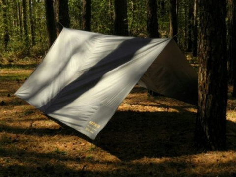 Plandeka pod namiot 150g 2x3 survival mocna zadaszenie szara Plandeka pod namiot 150g 2x3 survival mocna zadaszenie szara